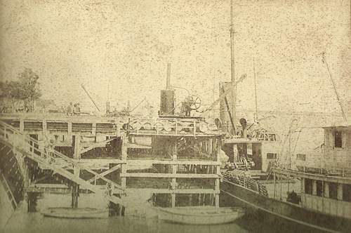 MUELLE, PUERTO Y ADUANA DE ASUNCIÓN (COLECCIÓN DE JAVIER YUBI)